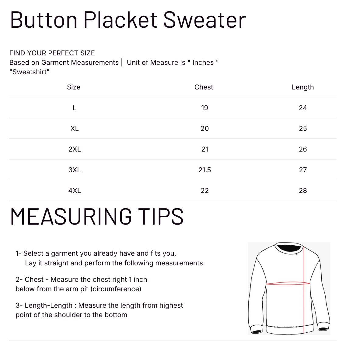 All-Over Printed Button Placket Black Jersey Sweater