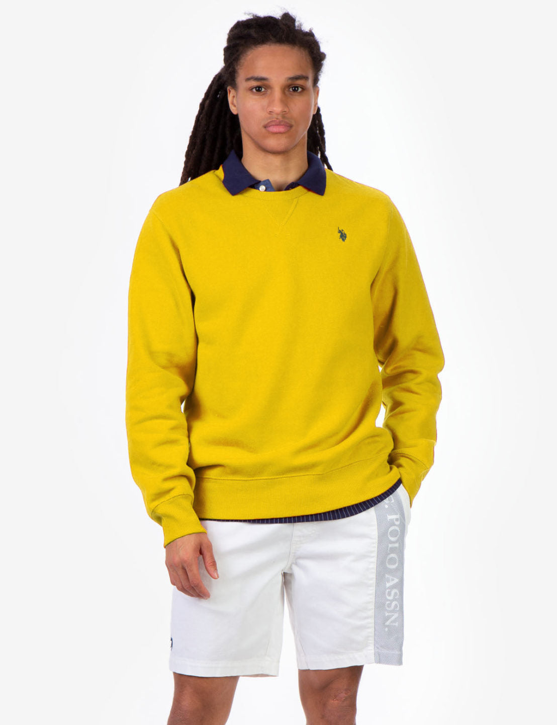 U.S.P.A Mens Double Horsemen Fleece Sweatshirt