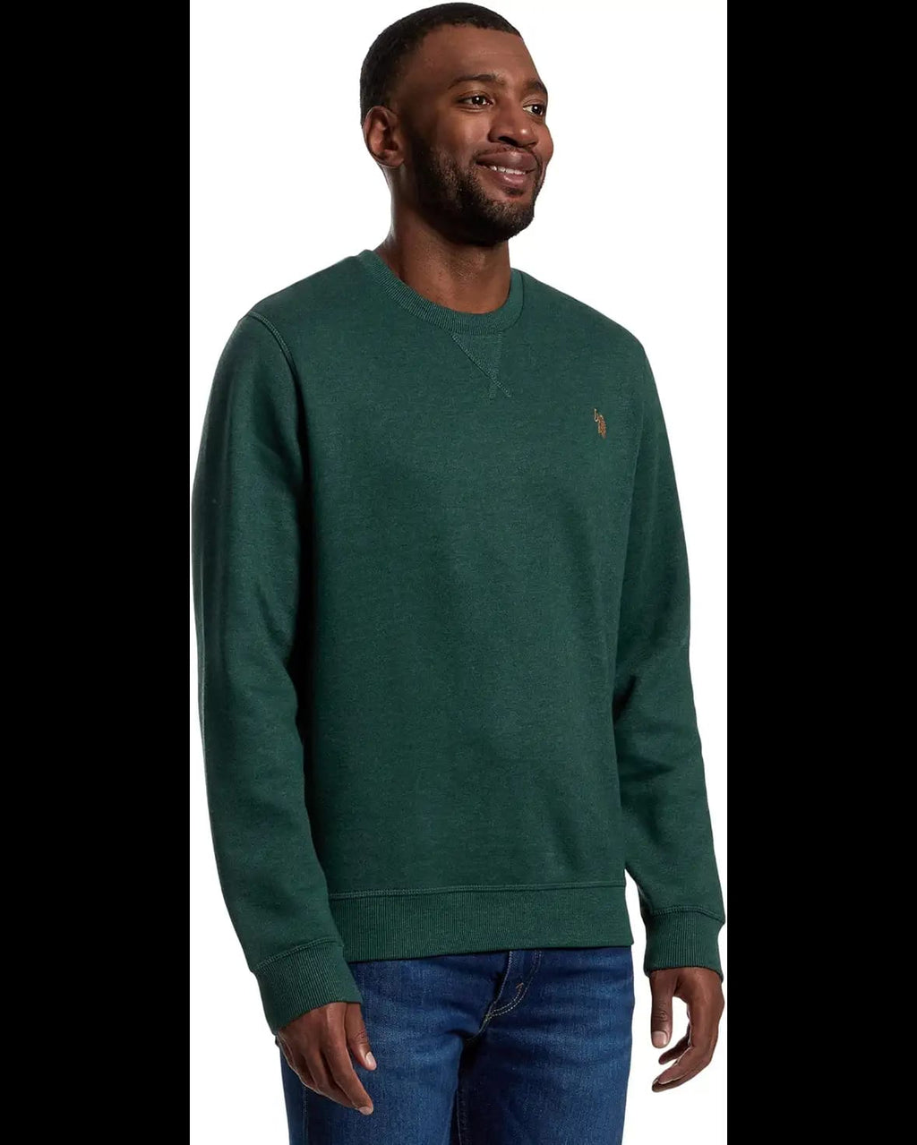 U.S.P.A Mens Double Horsemen Fleece Sweatshirt