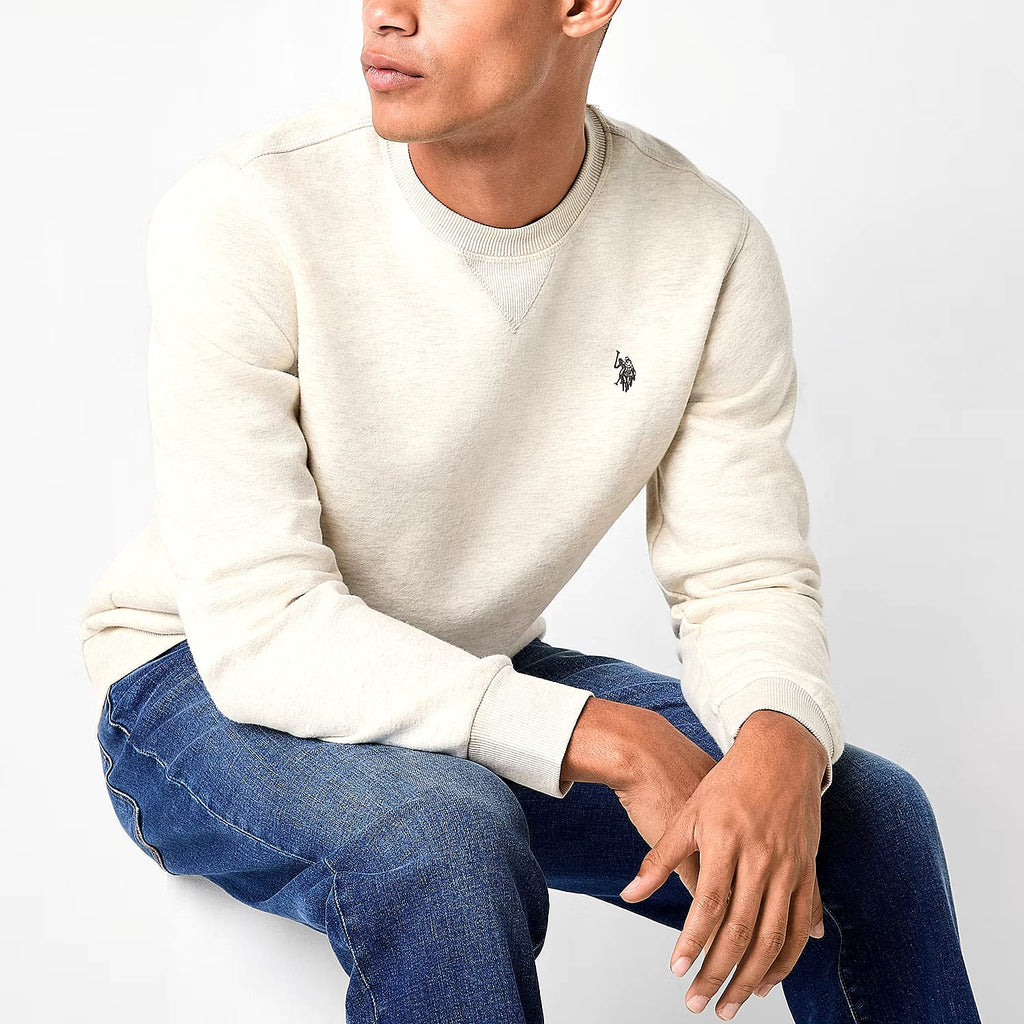 U.S.P.A Mens Double Horsemen Fleece Sweatshirt