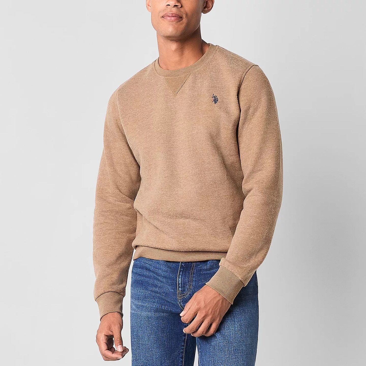 U.S.P.A Mens Double Horsemen Fleece Sweatshirt